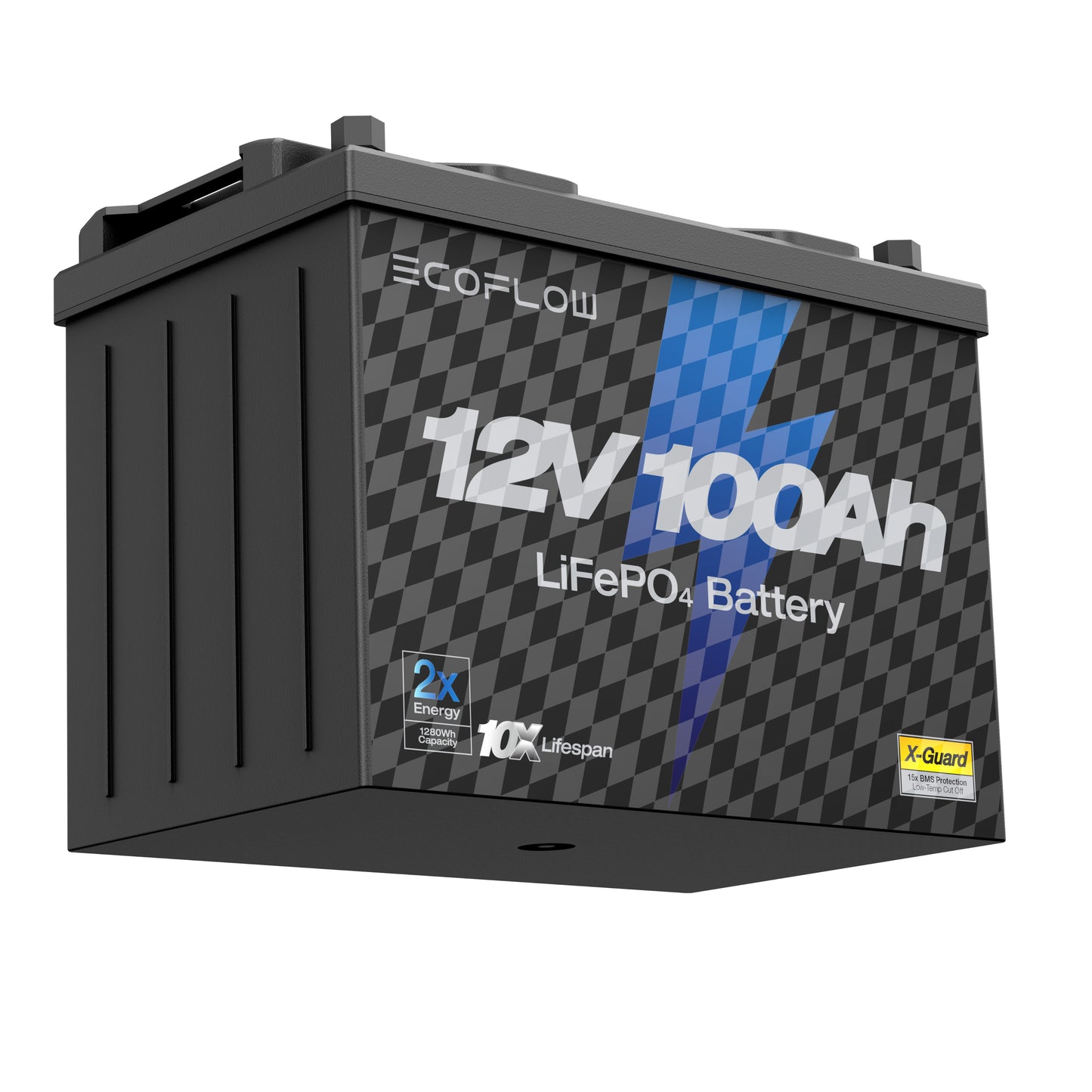 EcoFlow Lithium 12V 100Ah Deep Cycle LiFePO4 Battery