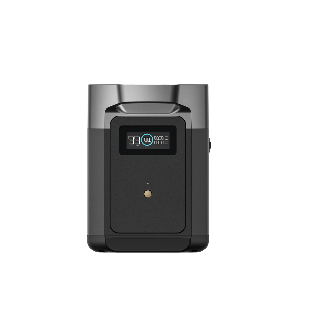 EcoFlow DELTA 2 extra battery connected portable power station