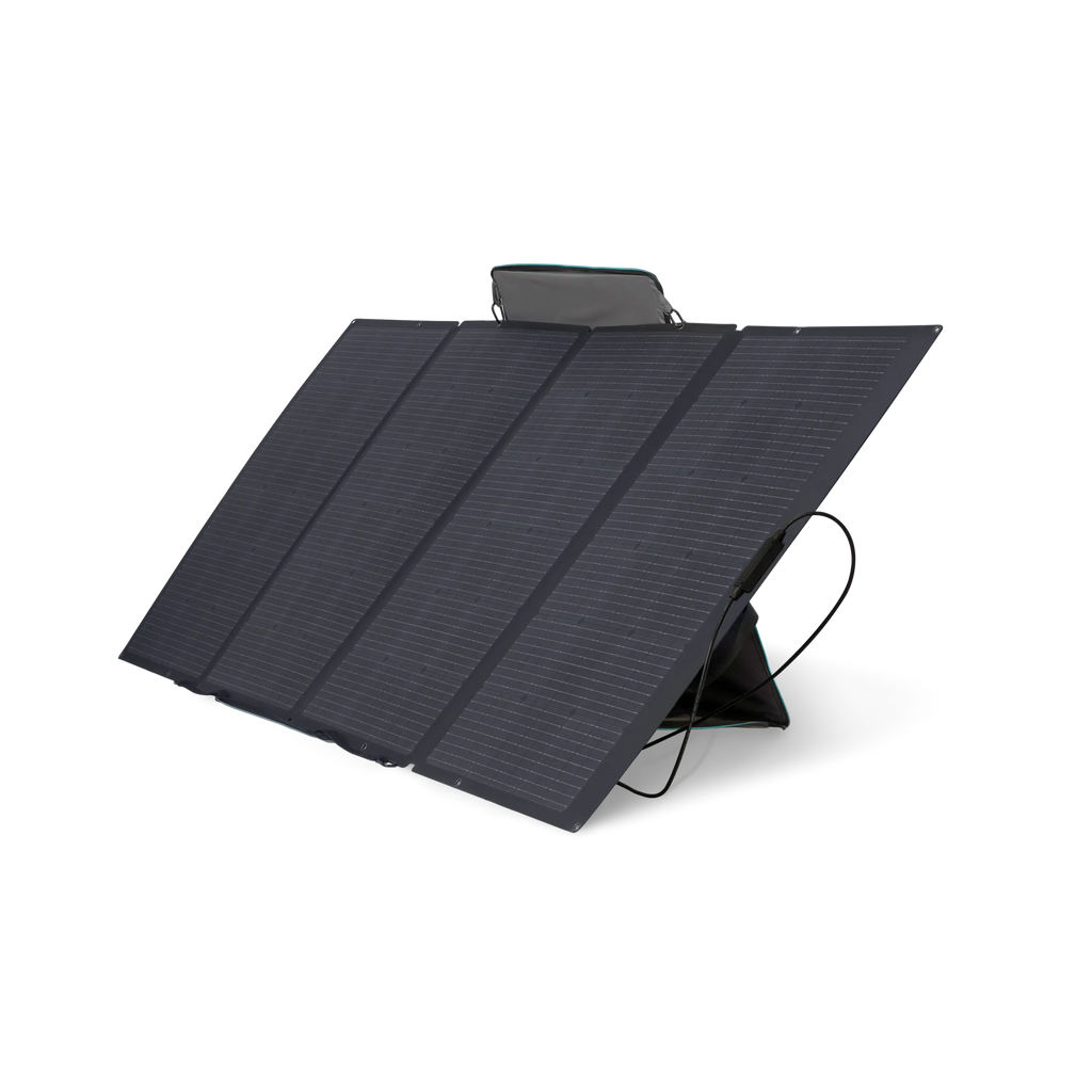 EcoFlow 400W portable solar panel foldable front view