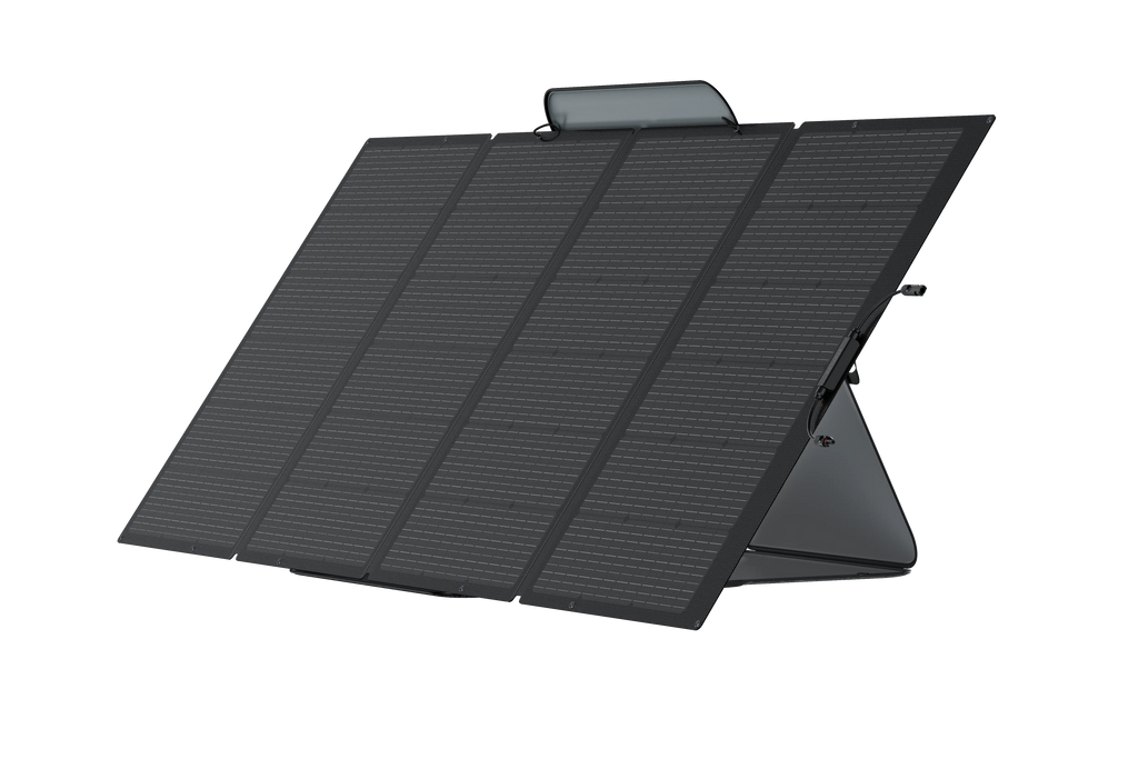 EcoFlow 400W camping RV portable solar panel outdoor use