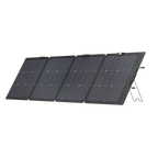 EcoFlow NextGen 220W bifacial portable solar panel foldable front view