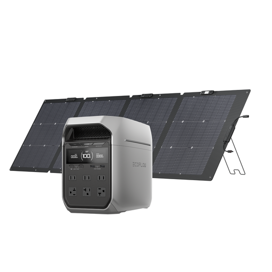 EcoFlow DELTA 3 Plus Solar Generator (220W)