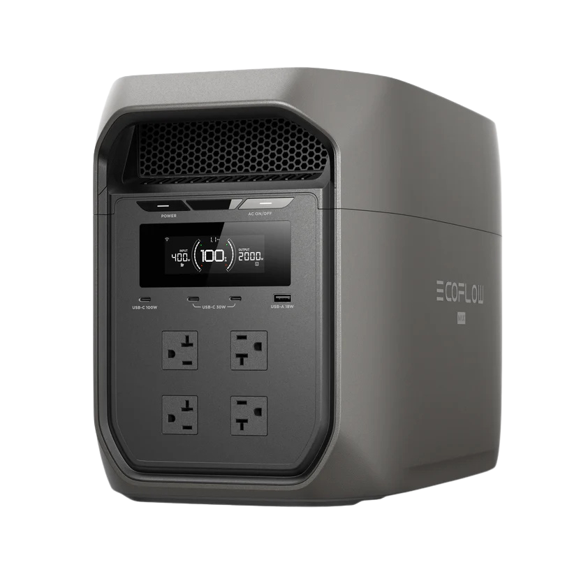 EcoFlow DELTA 3 Max portable power station 2048Wh front view