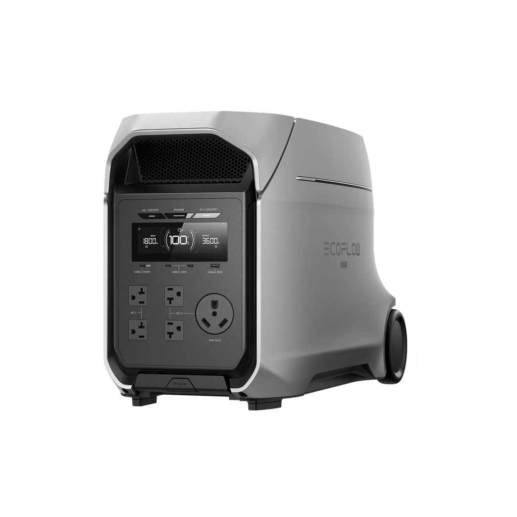 EcoFlow DELTA 3 Ultra Plus portable power station front view 3072Wh