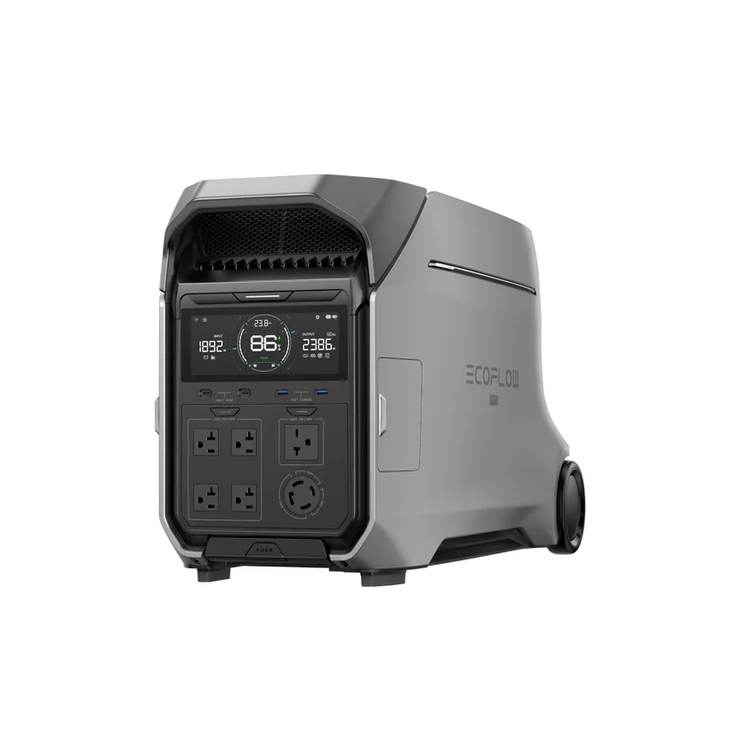 EcoFlow DELTA Pro 3 portable power station front view 4096Wh