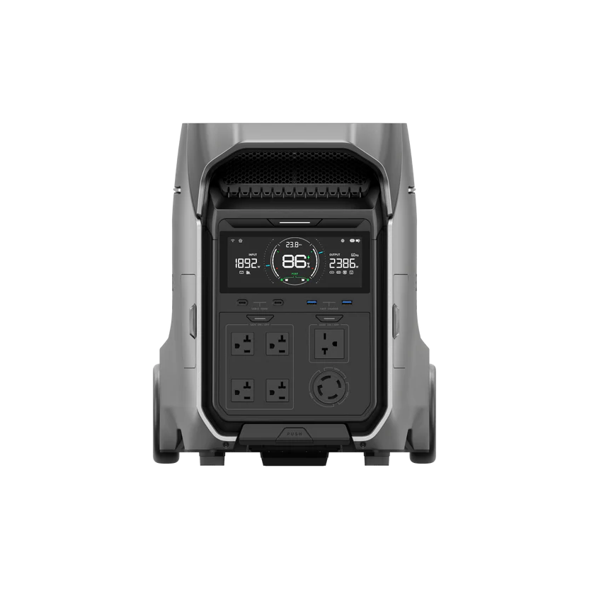 EcoFlow DELTA Pro 3 whole home backup battery system 240V