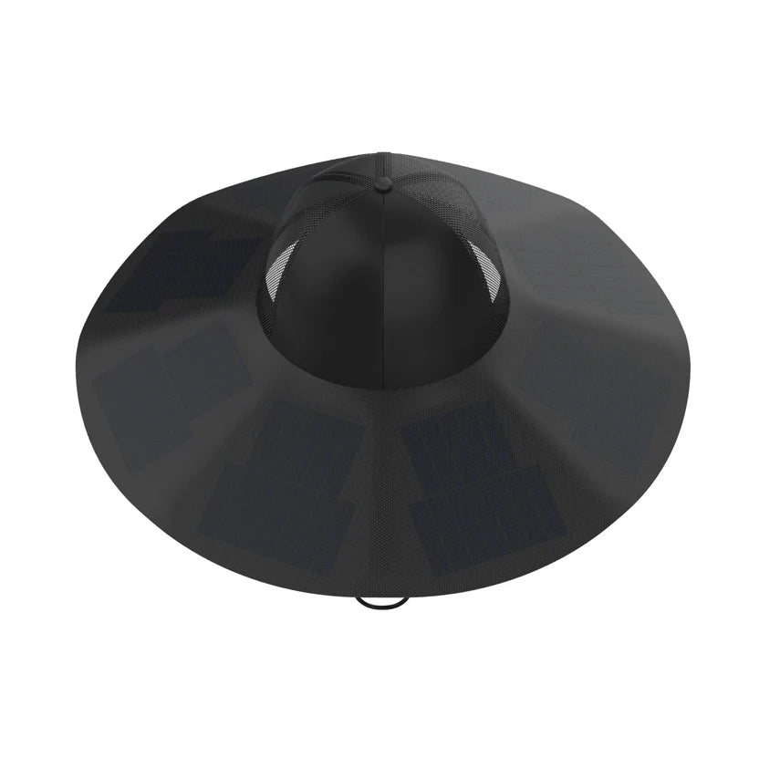EcoFlow Power Hat USB C USB A charging wearable solar hat