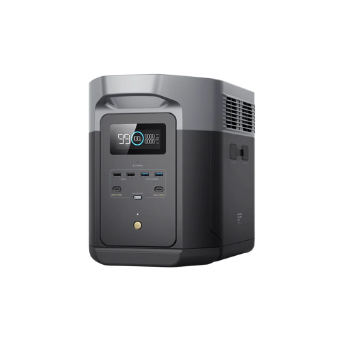 EcoFlow DELTA 2 Max portable power station front view 2048Wh