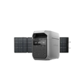 EcoFlow DELTA 3 Plus 1kWh 220W Solar Backup Kit with portable power station and bifacial solar panel