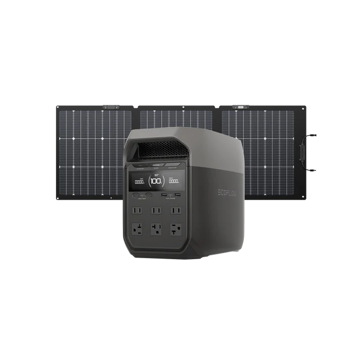 EcoFlow DELTA 3 Solar Generator (160W)