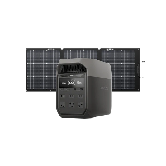 EcoFlow DELTA 3 Solar Generator (160W)